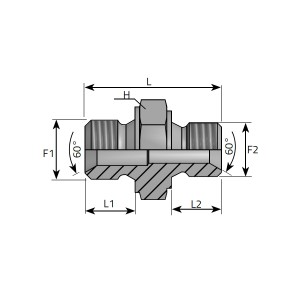 ADATT.DIR.RID.M.BSPP 3/4"X1/4"