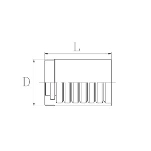 GHIERA X TUBO R1-R2 3/8" DN10