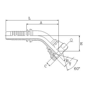 RACC.F. GAS 45°X TUBO 3/8"