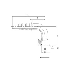 RAC.F.90°M14X15/6S X T.1/4"SP