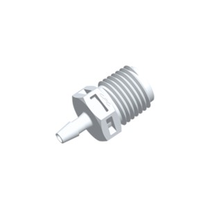 RACC. 1/8"X1/4"NPT/NYLON...